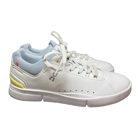 On Running The Roger Advantage Shoes Women's Sz 9.5 White Gray CloudTec Tennis - Picture 1 of 11